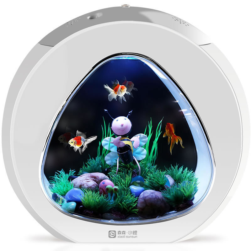 3G Acrylic Desktop Aquarium with LED for Betta Fish